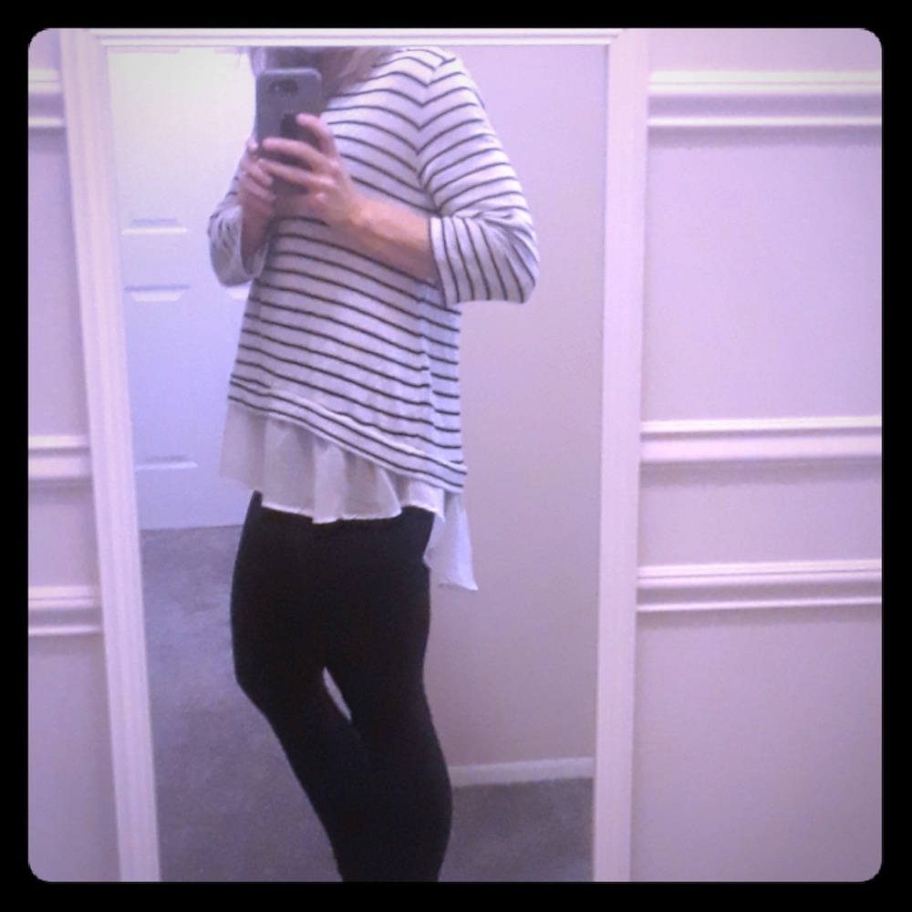 Oversized 'layered' sweater